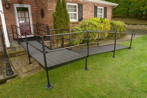 metal house ramp|residential metal ramps.